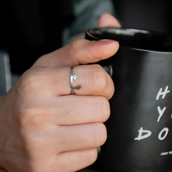 Customized Arabic Ring with Initial