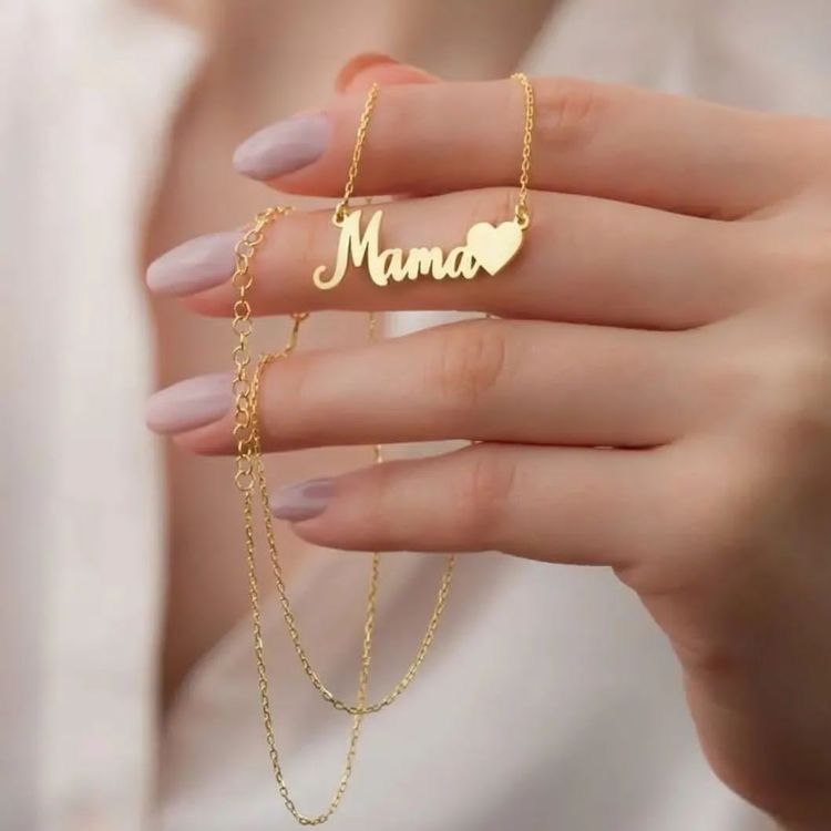 Cute Name and Heart Necklace