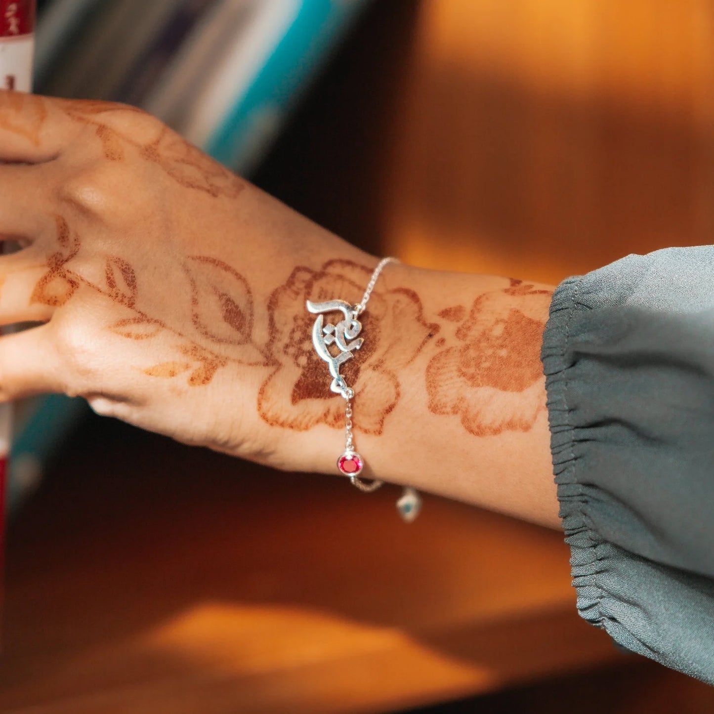 Personalized Bracelet With Color Stones