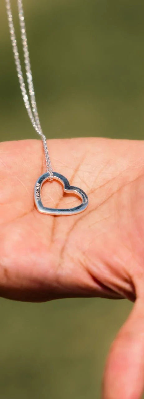 Personalized Heart Shape Necklace