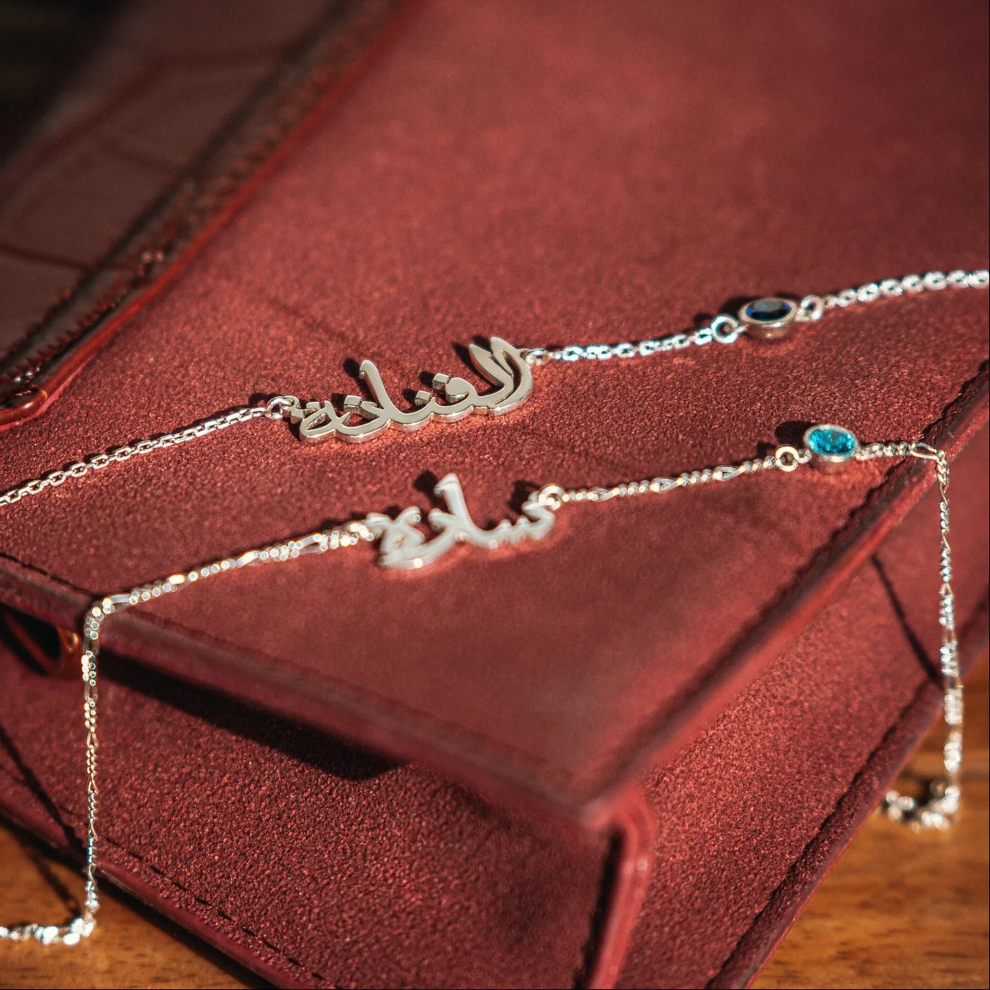 Personalized Bracelet With Color Stones