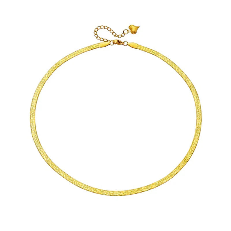 Sleek Snake Chain Necklace